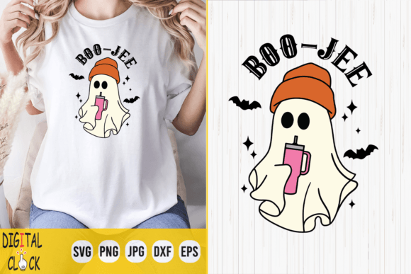 BooJee Stanley Tumbler Halloween Ghost