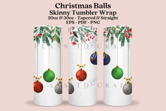 Christmas Balls Wrap SVG