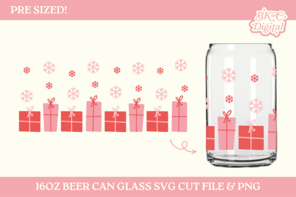 Christmas Cup Wrap SVG PNG