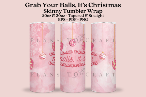 Christmas Tumbler Wrap SVG