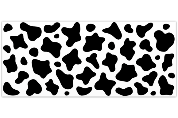 Cow Print SVG for Embroidery