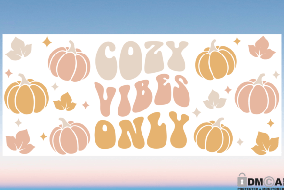 Cozy Vibes Only Fall 16oz Libbey Svg