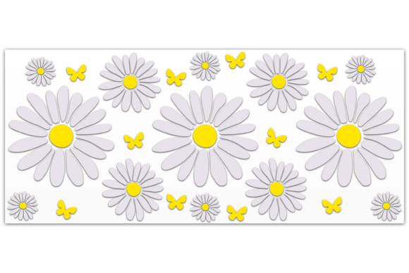 Daisy Butterfly Wrap Design
