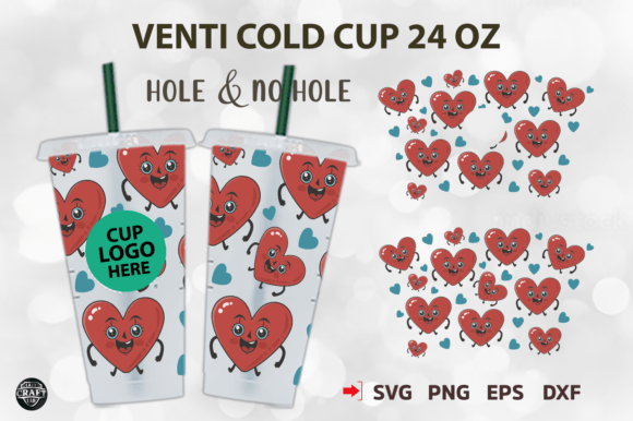 Funny Heart Valentine’s Day Venti Cup