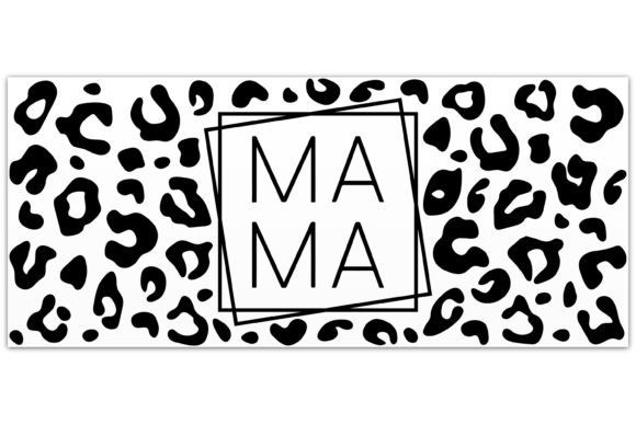 Mama Leopard Print Svg