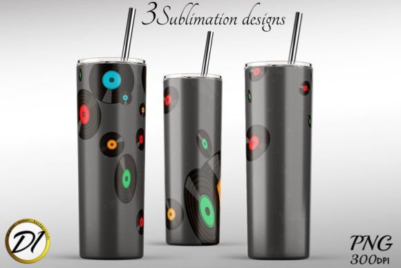 Music Tumbler Sublimation SVG