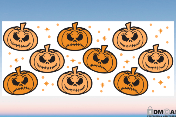 Spooky Halloween Pumpkin SVG