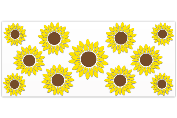 Sunflower SVG Wrap Design