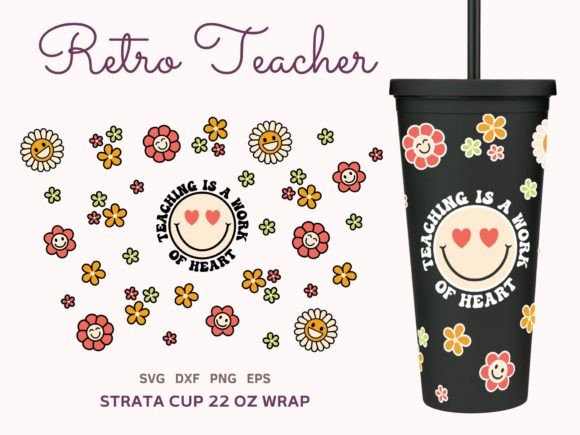 Teacher Strata Cup 22oz SVG