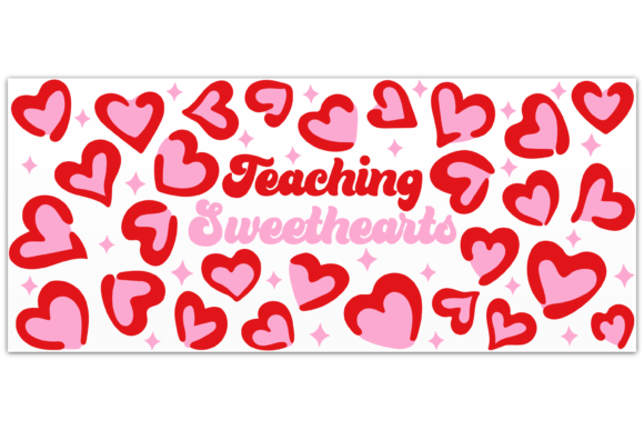 Teaching Sweethearts Svg 16oz Libbey Can